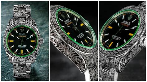 rolex de marihuana|Jewelry artist hand.